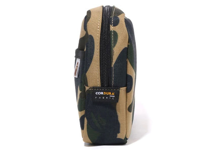 BAPE 1st Camo Cordura Multi Pouch Yellow