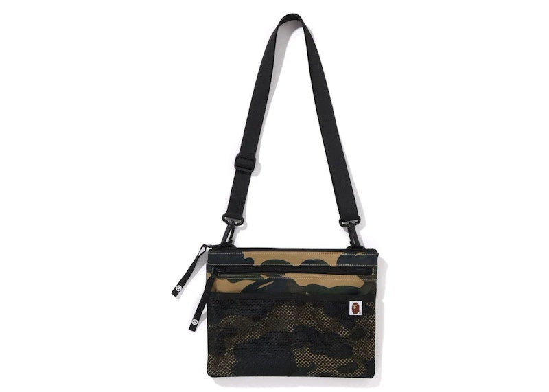 BAPE 1st Camo Cordura Sacoche Yellow