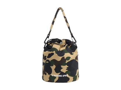 BAPE 1st Camo Drawstring Bag Yellow
