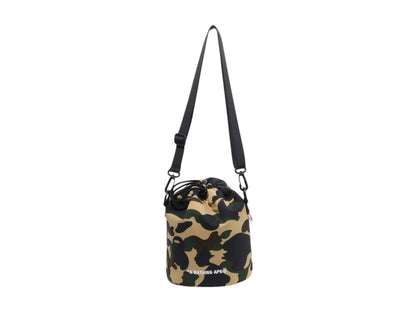 BAPE 1st Camo Drawstring Bag Yellow