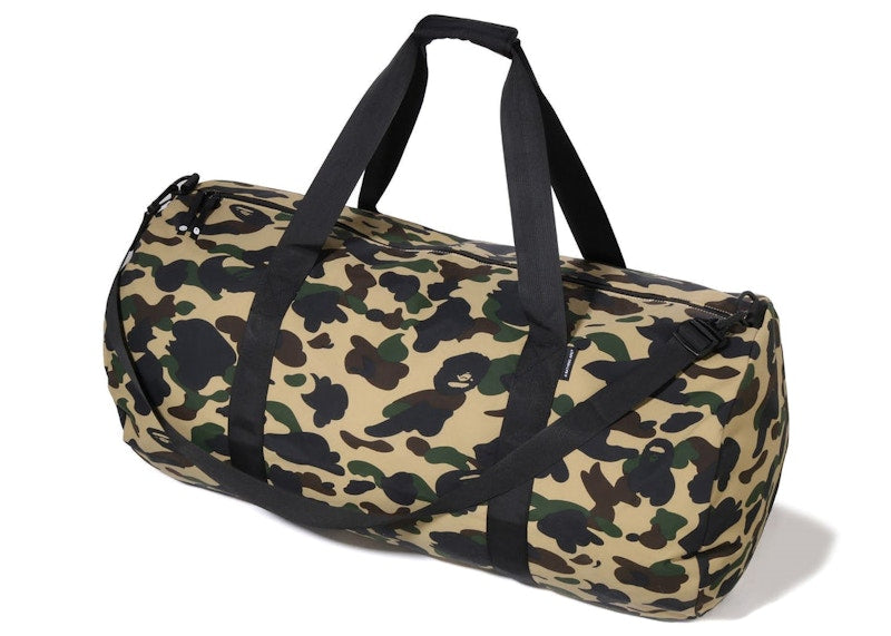 BAPE 1st Camo Duffle Bag Yellow