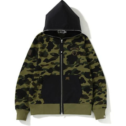 BAPE 1st Camo Full Zip Hoodie (SS19) Green