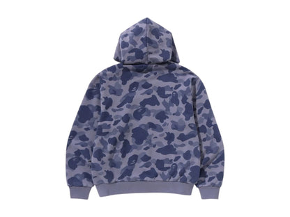 BAPE 1st Camo Heavy Wash Cropped Fit Zip Hoodie Blue