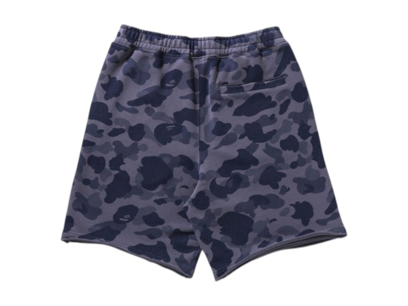 BAPE 1st Camo Heavy Washed Relaxed Fit Sweat Shorts Charcoal