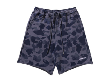 BAPE 1st Camo Heavy Washed Relaxed Fit Sweat Shorts Charcoal