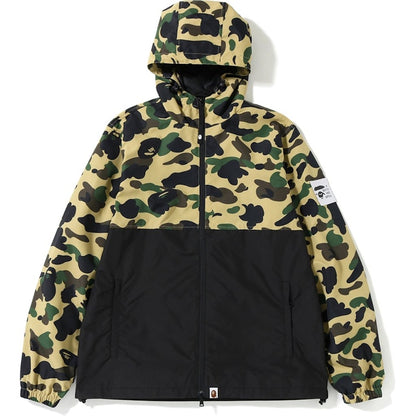BAPE 1st Camo Hoodie Jacket Yellow