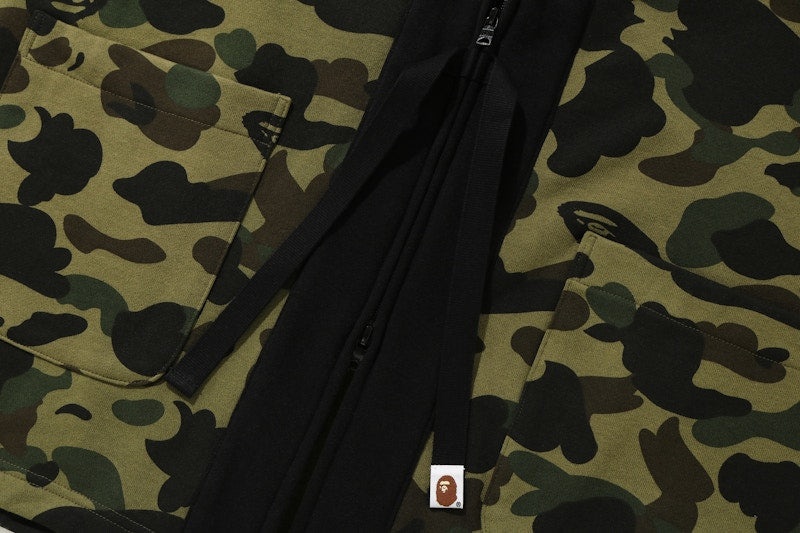 BAPE 1st Camo Kimono Hoodie Green
