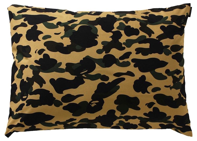 BAPE 1st Camo Large Pillow Case Yellow