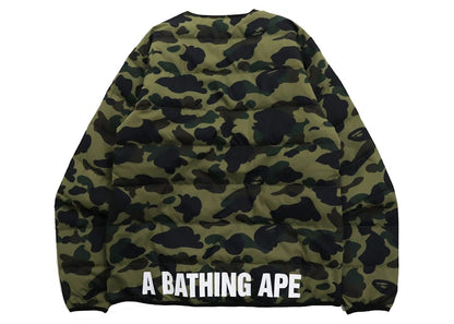 BAPE 1st Camo Light Weight Down Jacket (FW21) Green