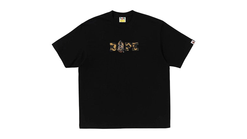 BAPE 1st Camo Logo Relaxed Fit Tee Black