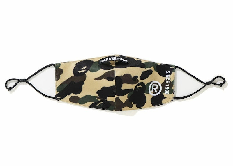 BAPE 1st Camo Mask (SS21) Yellow