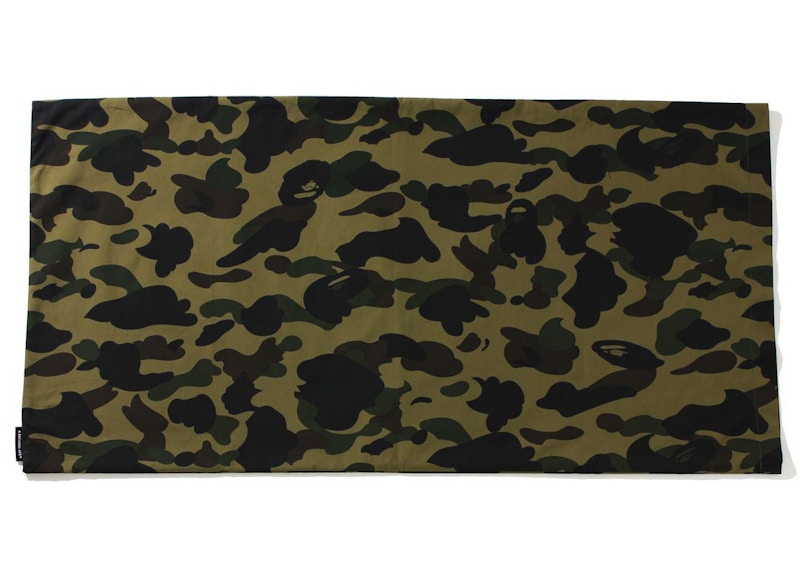 BAPE 1st Camo Medium Pillow Case Green