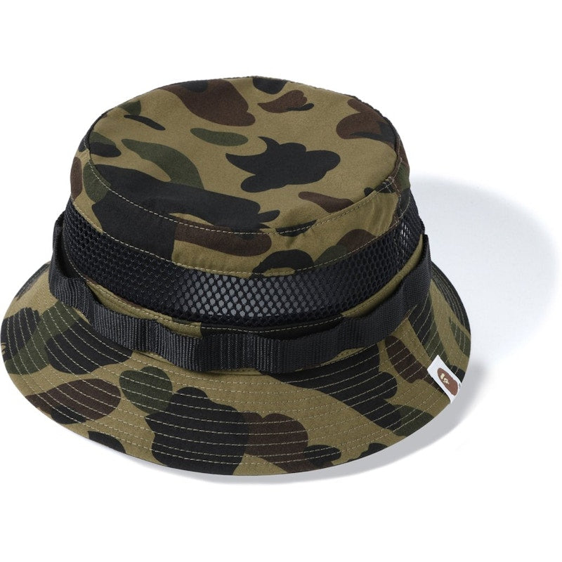 BAPE 1st Camo Military Mesh Hat Green