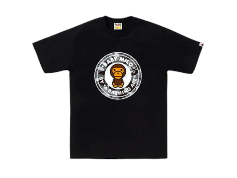 BAPE 1st Camo Milo Busy Works Tee (SS25) Black/Grey