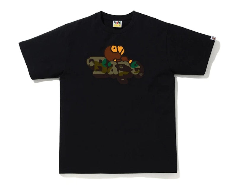 BAPE 1st Camo Milo on BAPE Tee Black/Green
