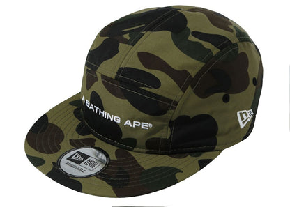 BAPE 1st Camo NEW ERA Jet Cap Green
