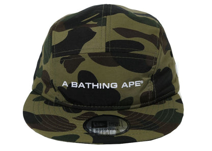 BAPE 1st Camo NEW ERA Jet Cap Green