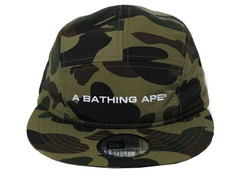 BAPE 1st Camo NEW ERA Jet Cap Green