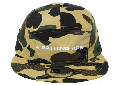 BAPE 1st Camo NEW ERA Jet Cap Yellow