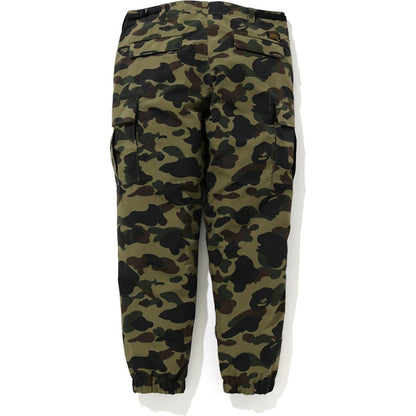 BAPE 1st Camo Nylon 6 Pocket Jogger Pants Green