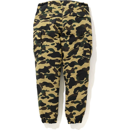 BAPE 1st Camo Nylon 6 Pocket Jogger Pants Yellow