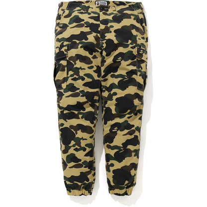 BAPE 1st Camo Nylon 6 Pocket Jogger Pants Yellow