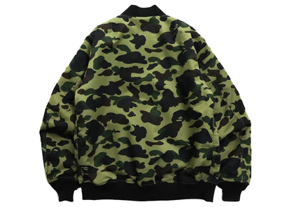 BAPE 1st Camo Nylon Twill MA-1 Green