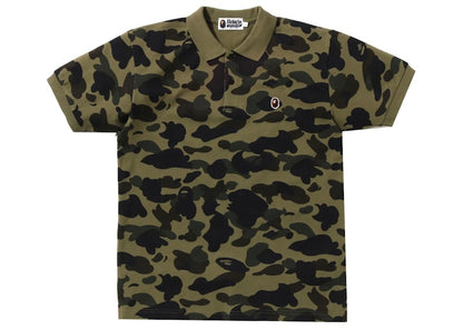 BAPE 1st Camo One Point Polo Green