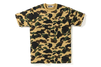 BAPE 1st Camo One Point Tee Yellow