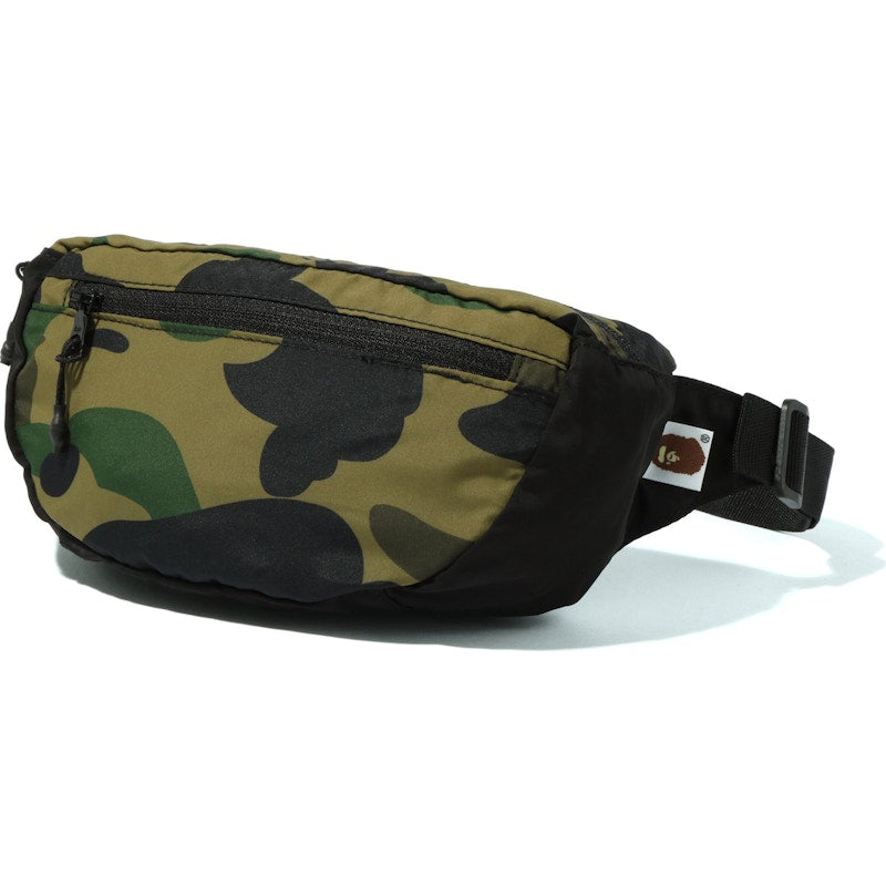 BAPE 1st Camo Packable Waist Bag Green
