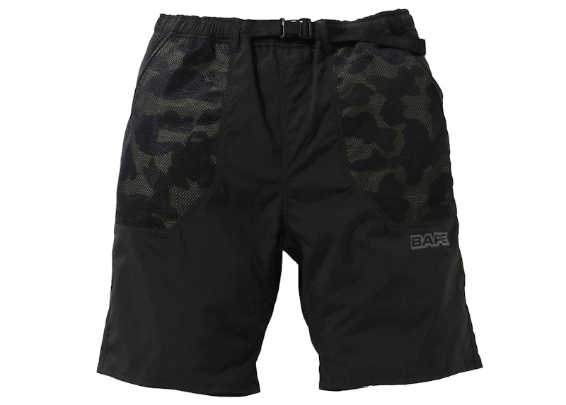 BAPE 1st Camo Pocket Shorts Black