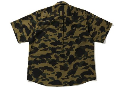 BAPE 1st Camo Relaxed Short Sleeve Shirt Green