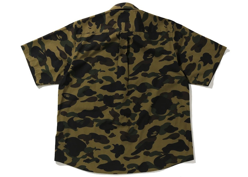 BAPE 1st Camo Relaxed Short Sleeve Shirt Green