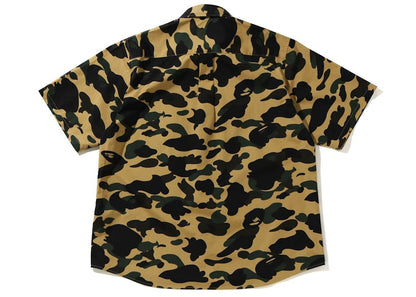 BAPE 1st Camo Relaxed Short Sleeve Shirt Yellow