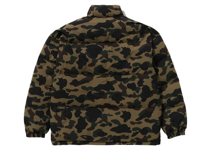 BAPE 1st Camo Reversible Down Jacket Green