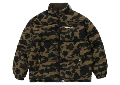 BAPE 1st Camo Reversible Down Jacket (FW25) Green