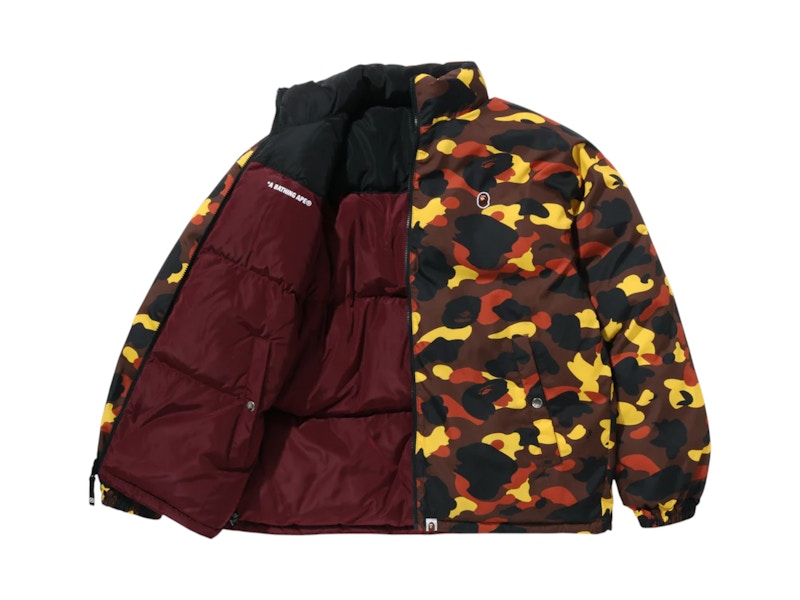 BAPE 1st Camo Reversible Down Jacket (FW25) Orange