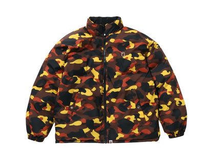 BAPE 1st Camo Reversible Down Jacket (FW25) Orange