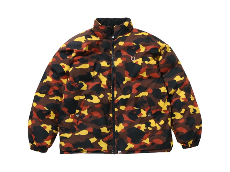 BAPE 1st Camo Reversible Down Jacket (FW25) Orange