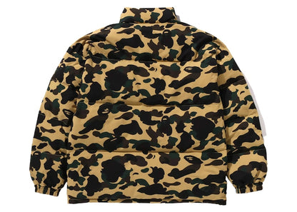 BAPE 1st Camo Reversible Down Jacket Yellow