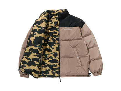 BAPE 1st Camo Reversible Down Jacket (FW25) Yellow