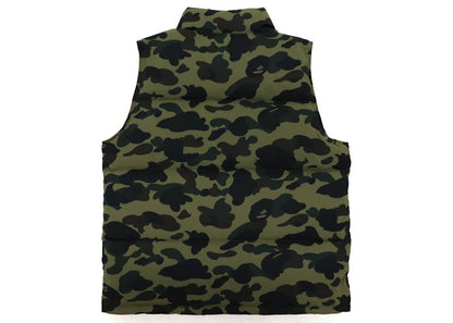 BAPE 1st Camo Reversible Down Vest (FW21) Green