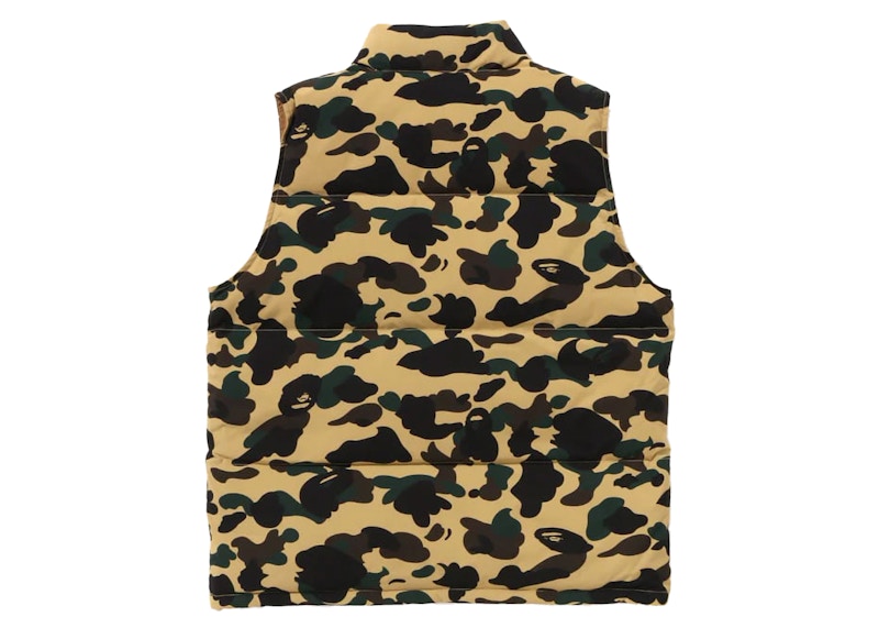 BAPE 1st Camo Reversible Down Vest (FW24) Yellow