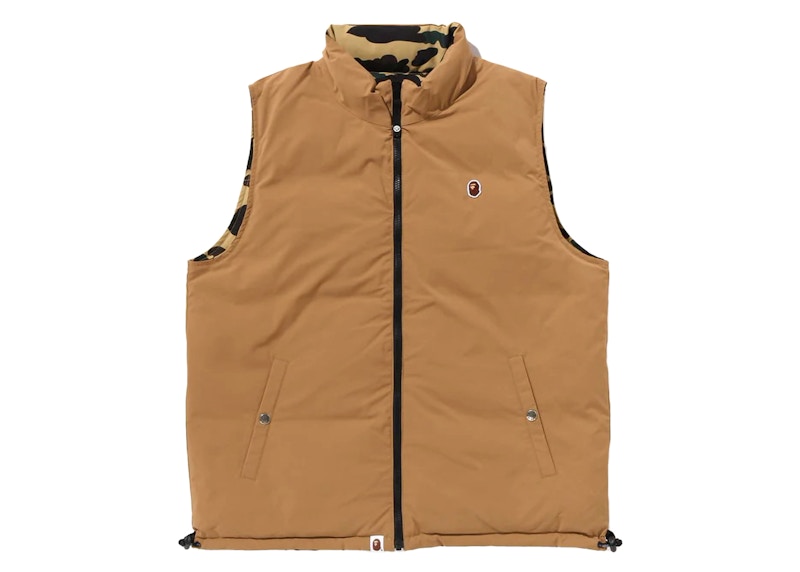 BAPE 1st Camo Reversible Down Vest (FW24) Yellow