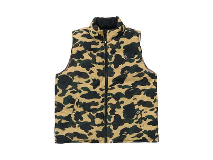 BAPE 1st Camo Reversible Down Vest (FW25) Yellow
