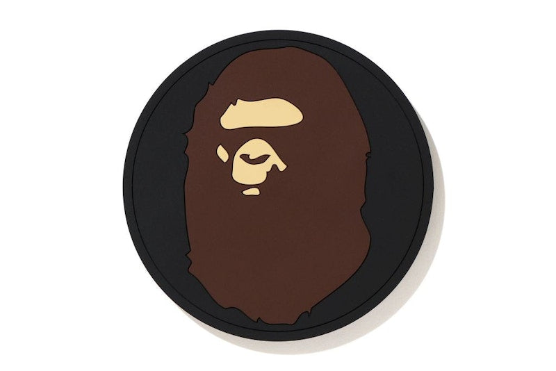 BAPE 1st Camo Reversible Rubber Coaster Greem