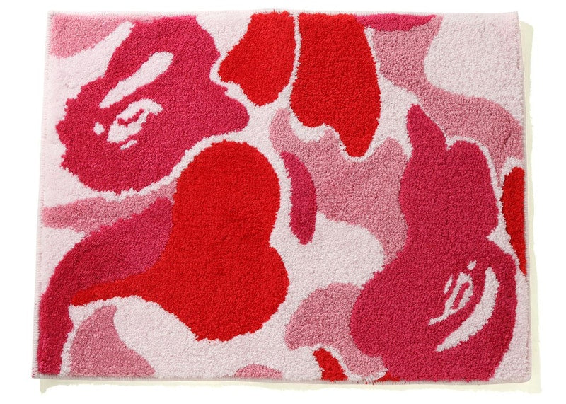 BAPE ABC Camo Rug Mat Pink
