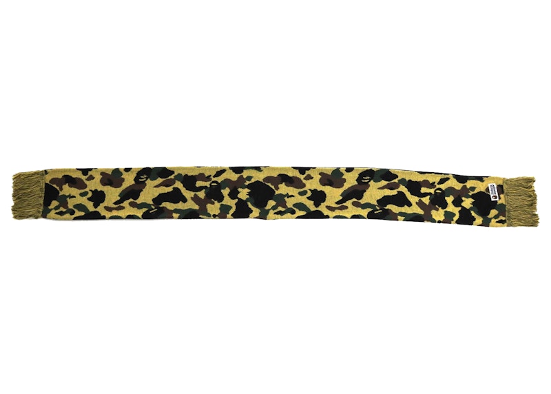 BAPE 1st Camo Scarf (FW21) Yellow