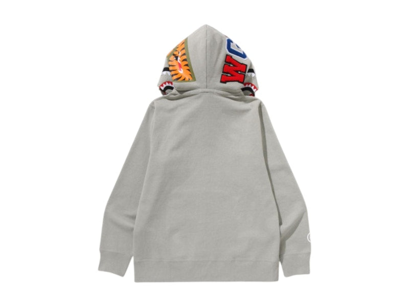 BAPE 1st Camo Shark Full Zip Double Hoodie Green Dark