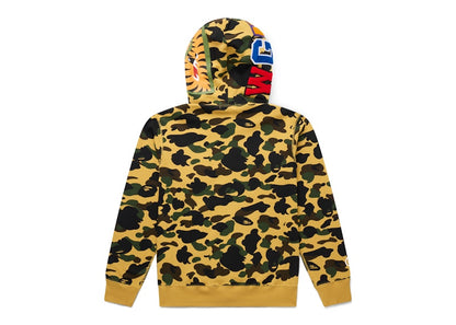 BAPE 1st Camo Shark Full Zip Hoodie Yellow